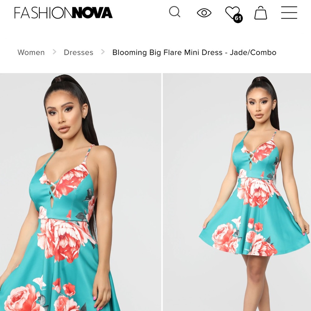 Fashion Nova floral dress